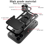 Custodia scorrevole in TPU per iPhone 16 Pro Max