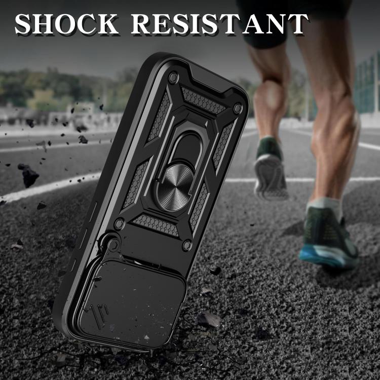 Custodia scorrevole in TPU per iPhone 16 Pro Max