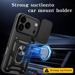 Custodia scorrevole in TPU per iPhone 16 Pro Max