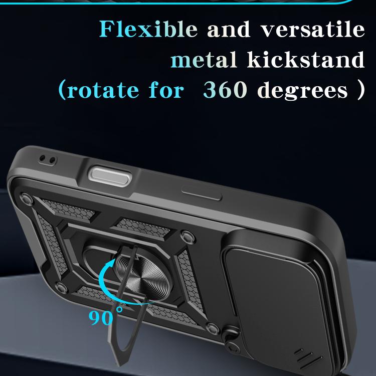 Custodia scorrevole in TPU per iPhone 16 Pro Max