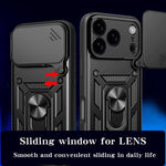 Custodia scorrevole in TPU per iPhone 16 Pro Max