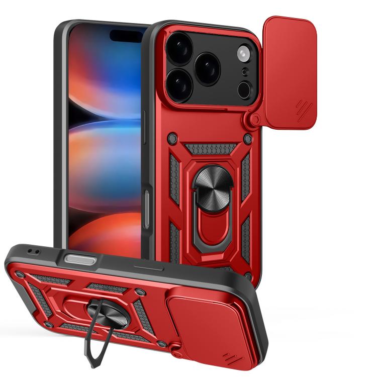 Custodia scorrevole in TPU per iPhone 16 Pro Max