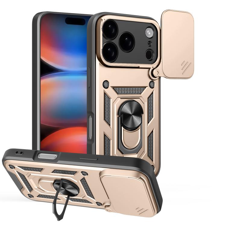Custodia scorrevole in TPU per iPhone 16 Pro Max