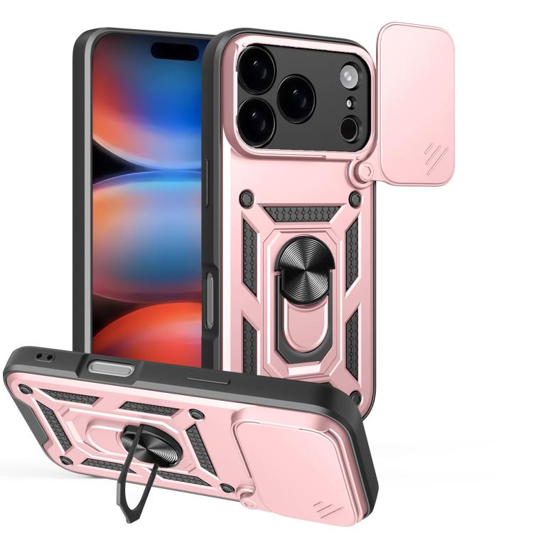 Custodia scorrevole in TPU per iPhone 16 Pro Max