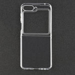 Custodia protettiva antiurto per telefono con cerniera in TPU trasparente, For Samsung Galaxy Z Flip5