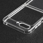 Custodia protettiva antiurto per telefono con cerniera in TPU trasparente, For Samsung Galaxy Z Flip5