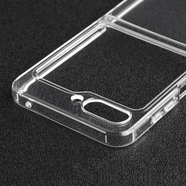 Custodia protettiva antiurto per telefono con cerniera in TPU trasparente, For Samsung Galaxy Z Flip5