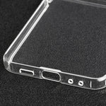 Custodia protettiva antiurto per telefono con cerniera in TPU trasparente, For Samsung Galaxy Z Flip5