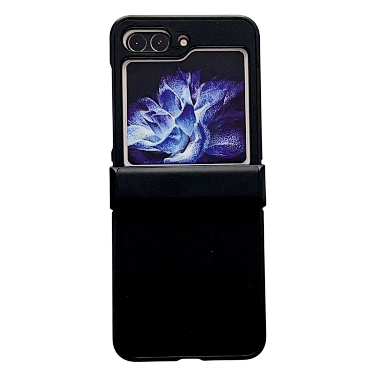 Custodia per telefono antiurto con cerniera in puro colore, For Samsung Galaxy Z Flip5