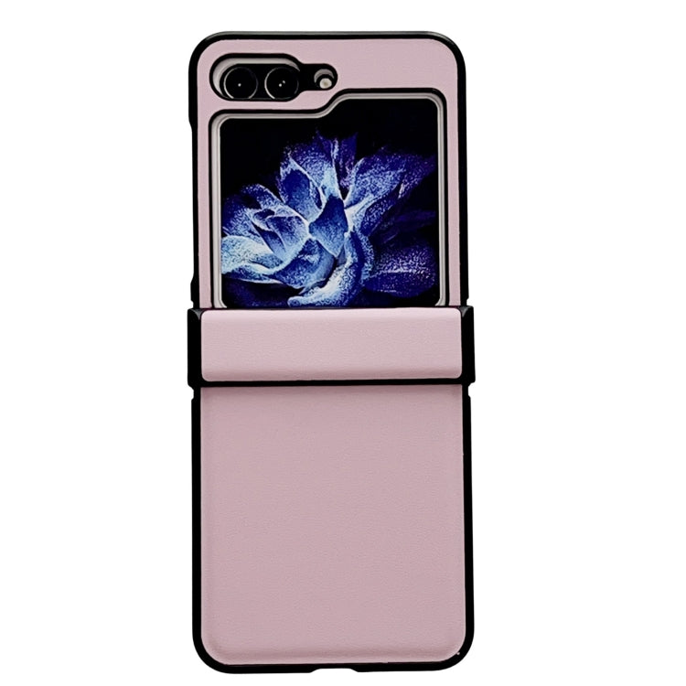 Custodia per telefono antiurto con cerniera in puro colore, For Samsung Galaxy Z Flip5