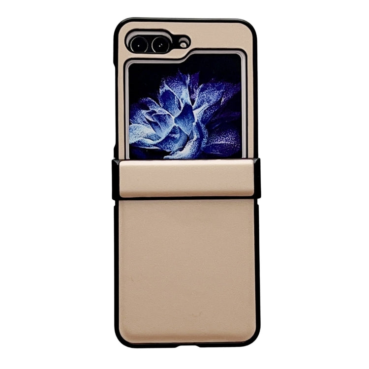 Custodia per telefono antiurto con cerniera in puro colore, For Samsung Galaxy Z Flip5