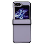 Custodia per telefono antiurto con cerniera in puro colore, For Samsung Galaxy Z Flip5