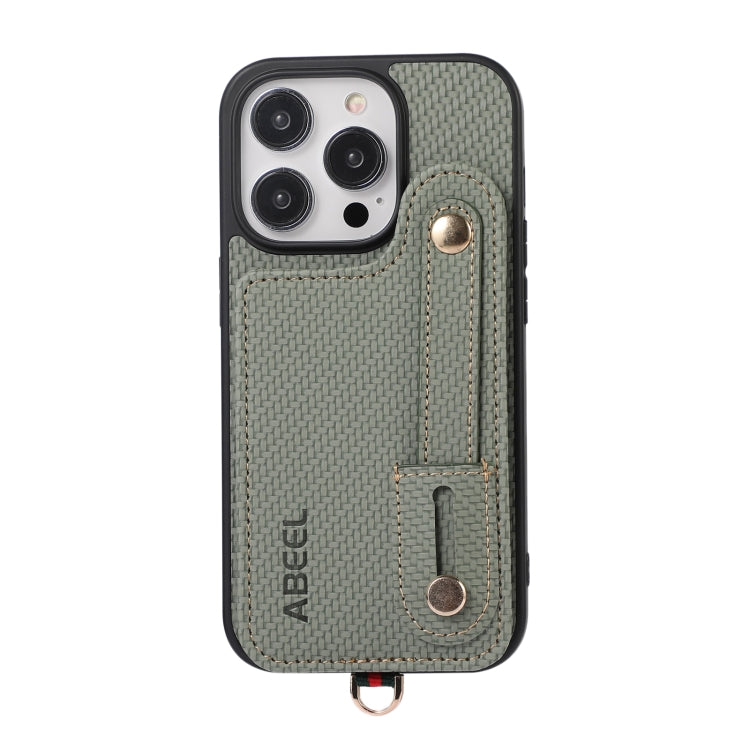 Custodia per cellulare con porta carte RFID in fibra di carbonio ABEEL, For iPhone 14 Pro, For iPhone 15 Pro Max, For iPhone 14 Pro Max, For iPhone 15 Pro, For iPhone 13 Pro Max, For iPhone 13 Pro