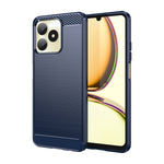 Custodia per telefono TPU in fibra di carbonio con trama spazzolata, For Realme Narzo 60X, For Realme C51, For Realme Narzo 60 Pro, For Realme Narzo 60, For Realme 11 5G, For Realme C65 4G