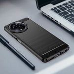 Custodia per telefono TPU in fibra di carbonio con trama spazzolata, For Realme Narzo 60X, For Realme C51, For Realme Narzo 60 Pro, For Realme Narzo 60, For Realme 11 5G, For Realme C65 4G