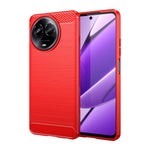 Custodia per telefono TPU in fibra di carbonio con trama spazzolata, For Realme Narzo 60X, For Realme C51, For Realme Narzo 60 Pro, For Realme Narzo 60, For Realme 11 5G, For Realme C65 4G