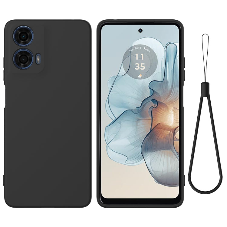 Custodia per telefono antiurto in silicone liquido di colore puro, For Motorola Moto G24 Power, For Motorola Moto G04 / G24, For Motorola Moto G34, For Motorola Moto G Power 2024, For Motorola Edge 2023, For Motorola Moto G84 5G
