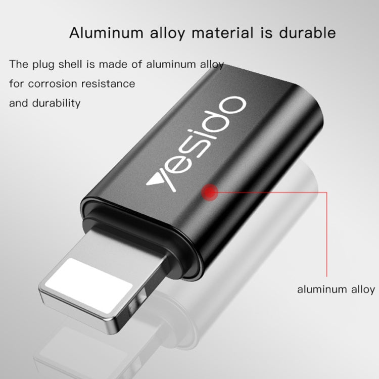Adattatore ricarica Yesido GS03 8 pin a USB Tipo C