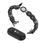 Cinturino per orologio con fibbia magnetica a catena in pelle vuota, For Xiaomi Smart Band 10 / 9 / 8