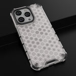 Custodia TPU nido d'ape per iPhone 15 Pro Max e Pro