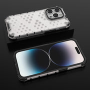 Custodia nido d'ape per iPhone 15 Pro Max e Pro