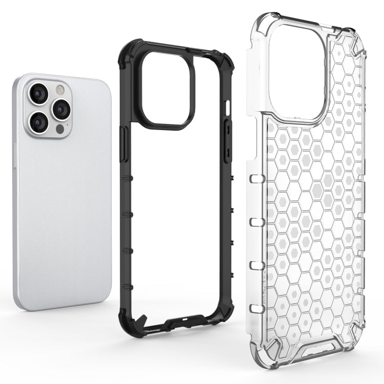 Custodia TPU nido d'ape per iPhone 15 Pro Max e Pro
