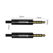 Cavo audio Yesido YAU15 3,5 mm maschio 2m