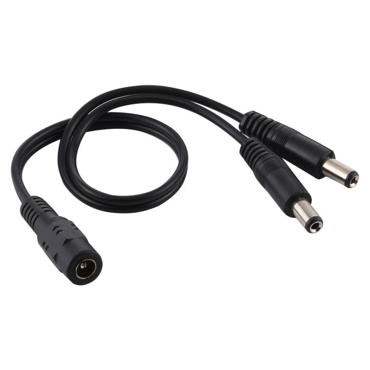 5,5 x 2,1 mm da 1 a 2 femmina a maschio cavo di alimentazione adattatore splitter di alimentazione CC, lunghezza cavo: 30 cm