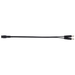 5,5 x 2,1 mm da 1 a 2 femmina a maschio cavo di alimentazione adattatore splitter di alimentazione CC, lunghezza cavo: 30 cm