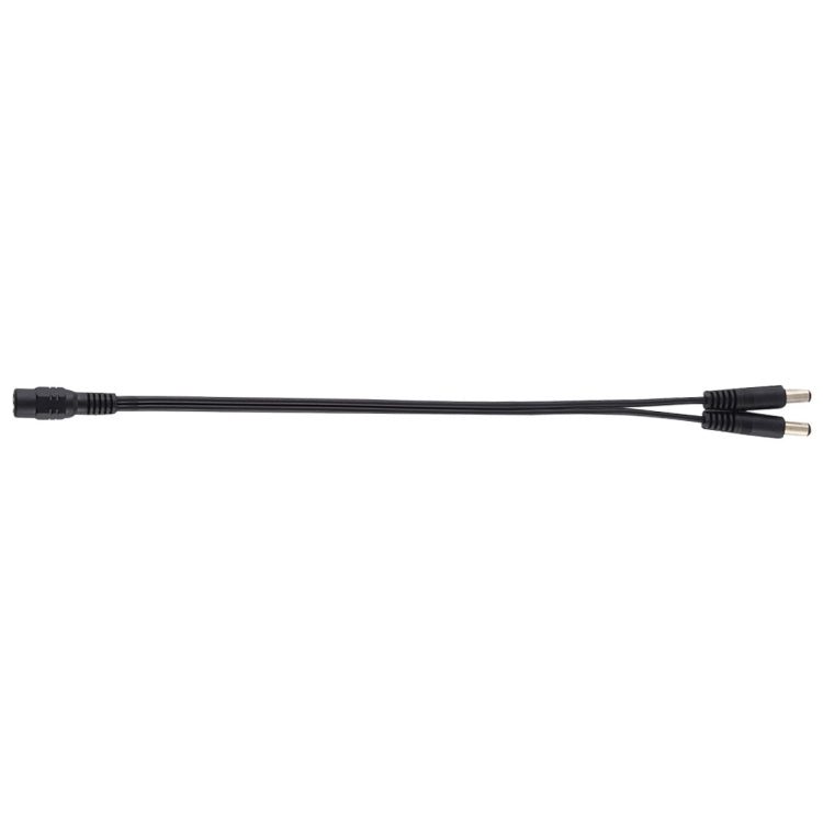 5,5 x 2,1 mm da 1 a 2 femmina a maschio cavo di alimentazione adattatore splitter di alimentazione CC, lunghezza cavo: 30 cm