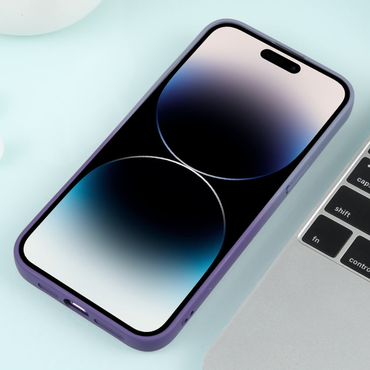 Custodia silicone stellato per iPhone 14 e 15