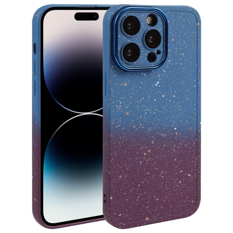 Custodia silicone stellato per iPhone 14 e 15