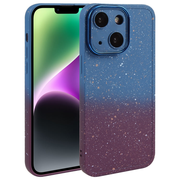 Custodia silicone stellato per iPhone 14 e 15