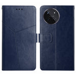 HT01 Cassa del telefono di cuoio di vibrazione del modello a forma di Y, For Realme C67 4G, For Realme 11 5G Global, For Realme C53, For Realme 11 4G Global