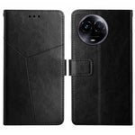 HT01 Cassa del telefono di cuoio di vibrazione del modello a forma di Y, For Realme C67 4G, For Realme 11 5G Global, For Realme C53, For Realme 11 4G Global