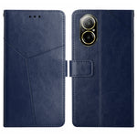 HT01 Cassa del telefono di cuoio di vibrazione del modello a forma di Y, For Realme C67 4G, For Realme 11 5G Global, For Realme C53, For Realme 11 4G Global