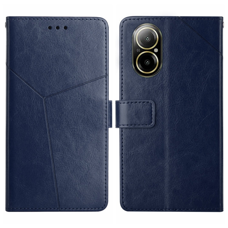 HT01 Cassa del telefono di cuoio di vibrazione del modello a forma di Y, For Realme C67 4G, For Realme 11 5G Global, For Realme C53, For Realme 11 4G Global