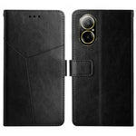 HT01 Cassa del telefono di cuoio di vibrazione del modello a forma di Y, For Realme C67 4G, For Realme 11 5G Global, For Realme C53, For Realme 11 4G Global