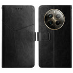 HT01 Cassa del telefono di cuoio di vibrazione del modello a forma di Y, For Realme C63 5G, For Realme 12 5G Global, For Realme 12+ Global, For Realme 12 Pro/12 Pro+ Global