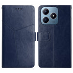 HT01 Cassa del telefono di cuoio di vibrazione del modello a forma di Y, For Realme C75 4G, For Realme 13+ 5G Global, For Realme 13 Pro 5G / 13 Pro+ 5G, For Realme C63 4G Global/ C61