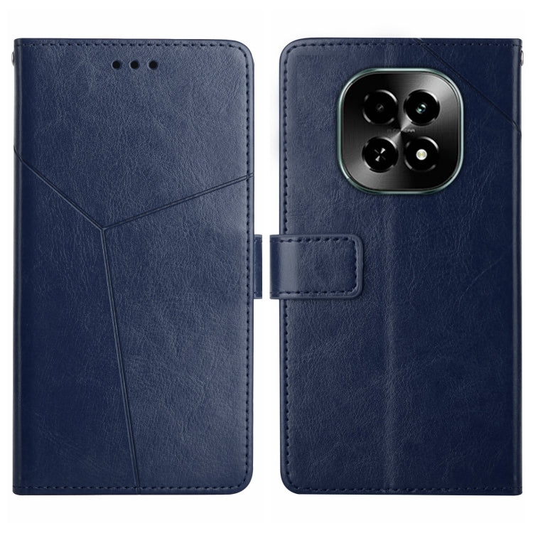 HT01 Cassa del telefono di cuoio di vibrazione del modello a forma di Y, For Realme C63 5G, For Realme 12 5G Global, For Realme 12+ Global, For Realme 12 Pro/12 Pro+ Global