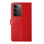 HT01 Cassa del telefono di cuoio di vibrazione del modello a forma di Y, For Realme C75 4G, For Realme 13+ 5G Global, For Realme 13 Pro 5G / 13 Pro+ 5G, For Realme C63 4G Global/ C61