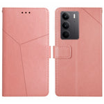 HT01 Cassa del telefono di cuoio di vibrazione del modello a forma di Y, For Realme C75 4G, For Realme 13+ 5G Global, For Realme 13 Pro 5G / 13 Pro+ 5G, For Realme C63 4G Global/ C61