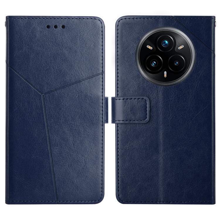 HT01 Cassa del telefono di cuoio di vibrazione del modello a forma di Y, For Realme C75 5G, For Realme 14 5G Global / P3 5G Global, For Realme P3 Pro 5G Global, For Realme 14 Pro+ 5G
