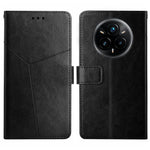 HT01 Cassa del telefono di cuoio di vibrazione del modello a forma di Y, For Realme C75 5G, For Realme 14 5G Global / P3 5G Global, For Realme P3 Pro 5G Global, For Realme 14 Pro+ 5G
