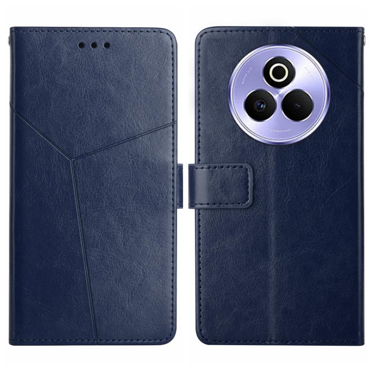 HT01 Cassa del telefono di cuoio di vibrazione del modello a forma di Y, For Realme C75 5G, For Realme 14 5G Global / P3 5G Global, For Realme P3 Pro 5G Global, For Realme 14 Pro+ 5G