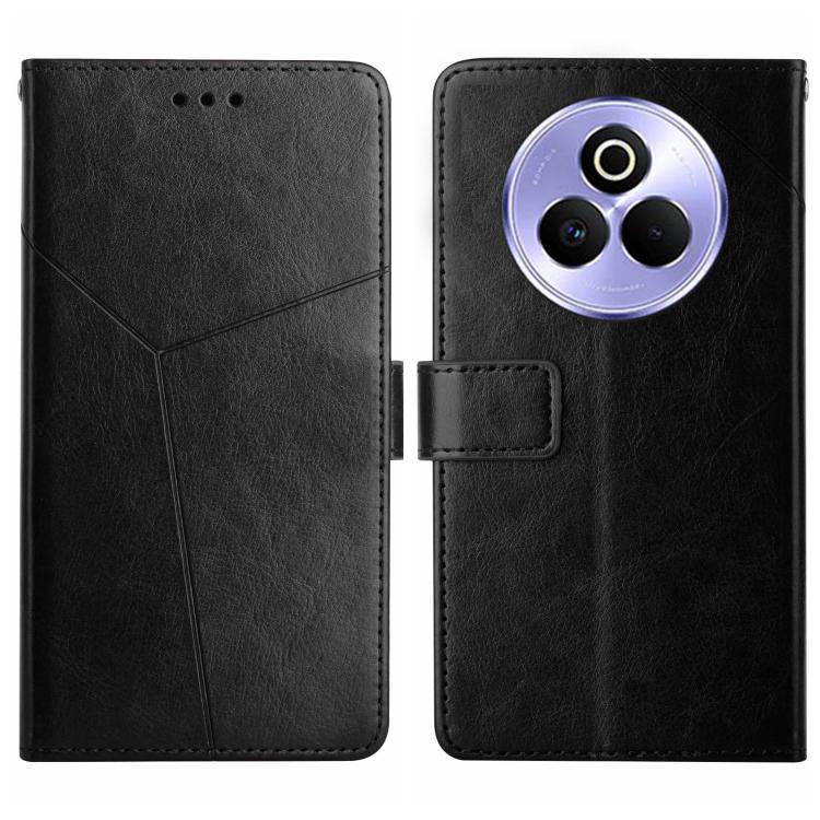 HT01 Cassa del telefono di cuoio di vibrazione del modello a forma di Y, For Realme C75 5G, For Realme 14 5G Global / P3 5G Global, For Realme P3 Pro 5G Global, For Realme 14 Pro+ 5G