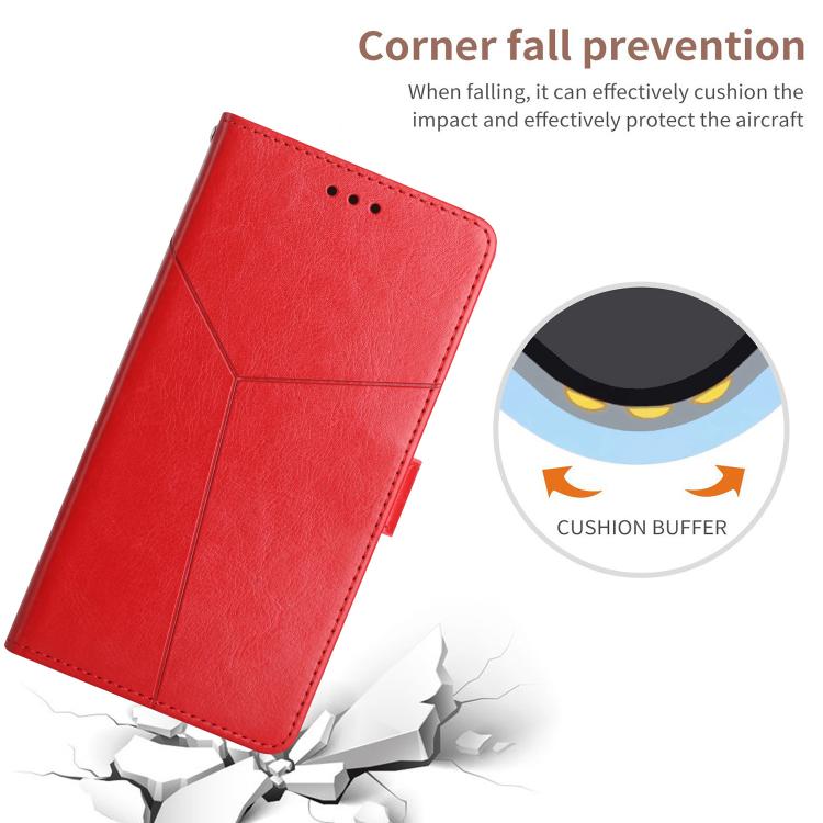 HT01 Cassa del telefono di cuoio di vibrazione del modello a forma di Y, For Realme C75 5G, For Realme 14 5G Global / P3 5G Global, For Realme P3 Pro 5G Global, For Realme 14 Pro+ 5G