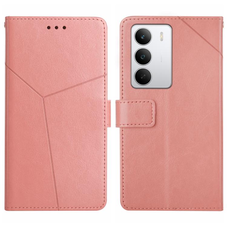 HT01 Cassa del telefono di cuoio di vibrazione del modello a forma di Y, For Realme C85 Pro 4G, For Realme 15T 5G, For Realme 15 5G Global / 15 Pro 5G Global, For Realme C71 4G