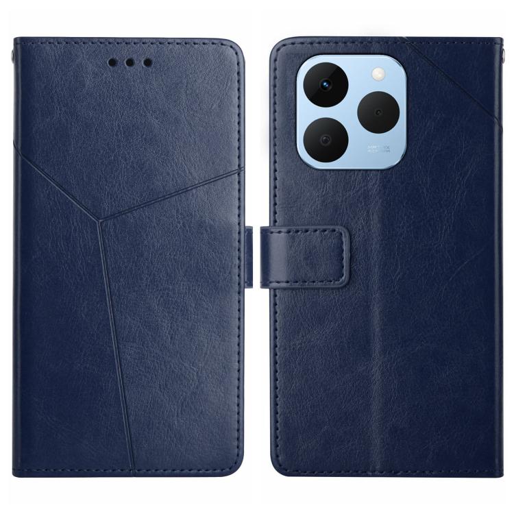 HT01 Cassa del telefono di cuoio di vibrazione del modello a forma di Y, For Realme C85 Pro 4G, For Realme 15T 5G, For Realme 15 5G Global / 15 Pro 5G Global, For Realme C71 4G